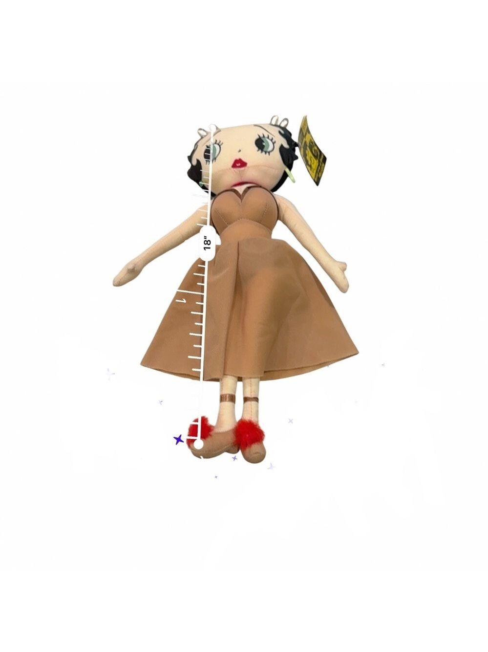 Betty Boop Reindeer Plush Rag Doll 19 Inch 1999 - Picture 5 of 8